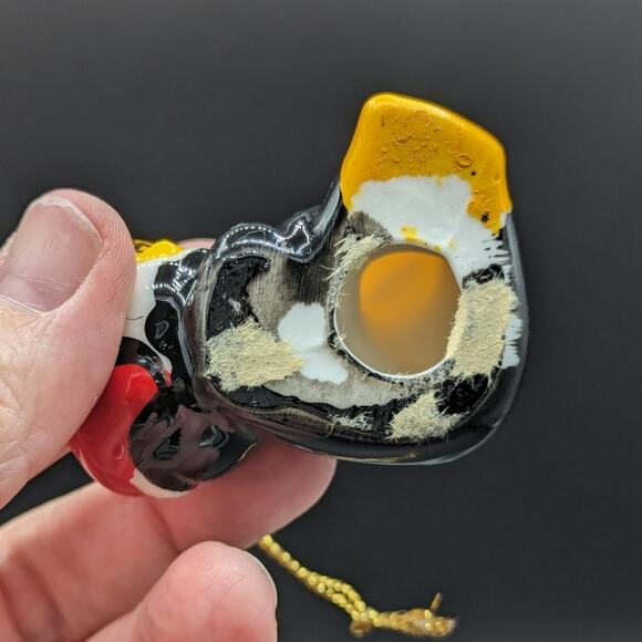 4 Vintage Penguin Christmas Ornaments Holiday Ceramic Cutesy Playful Japan? - Picture 9 of 16